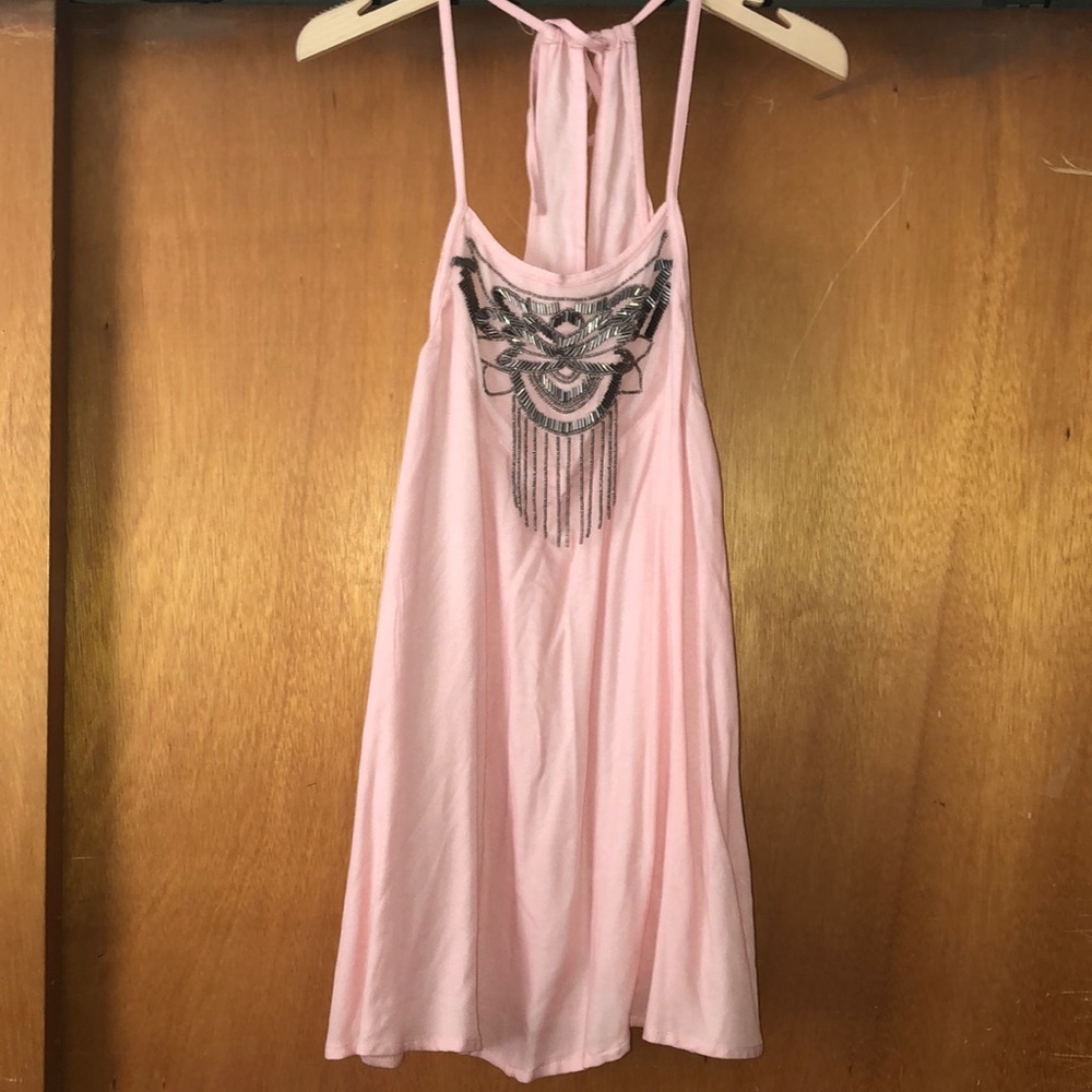 hollister pink tank